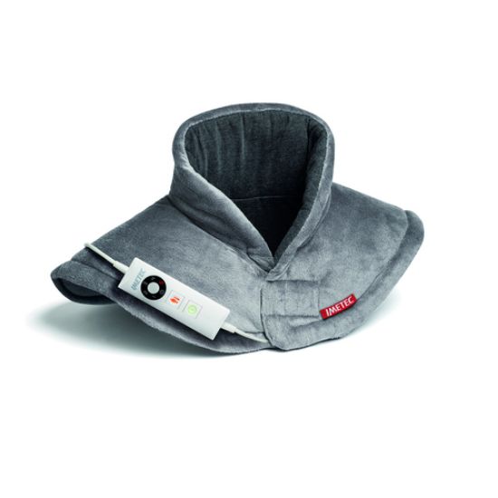 Immagine di Imetec Intellisense Cervical, Termoforo per Cervicale e Spalle, Cuscino Termico, 47x52 cm, Tessuto Anallergico, 5 Temperature, Electro Block di Sicurezza, Riscaldamento Rapido, Lavabile in Lavatrice