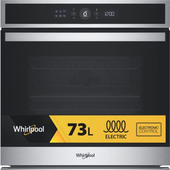 Immagine di Whirlpool WOI4IS8PPM0SXA Forno Inox 17 funzioni, Pizza310° Cook4 Steam+ AirFry classe A+ 73Lt, Pirolisi+Idrolisi Made in Italy