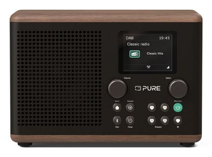 Immagine di Pure Classic H4 Portatile Digitale Nero, Legno