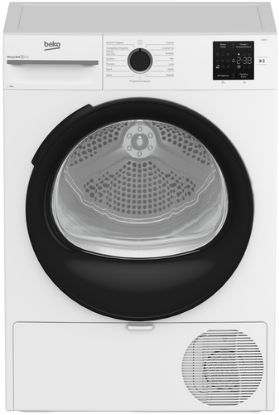 Immagine di Beko MWBMT392B_IT 9kg, Classe C, Linea Estetica NX, motore inverter, Display digitale, colore Bianco, oblò Nero