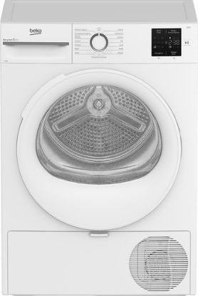 Immagine di Beko BMT491WI_IT, Asciugatrice 9kg, Classe C, Linea Estetica NX, motore inverter, Display digitale, colore Bianco, oblò Bianco
