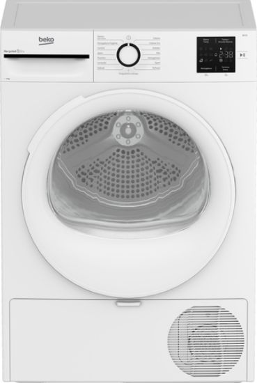 Immagine di Beko BMT93EW Asciugatrice 9kg, Classe D, Linea Estetica NX, motore asincrono, Display digitale, colore Bianco, oblò Bianco
