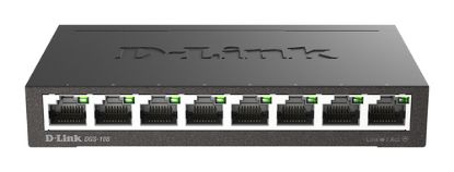 Immagine di D-Link DGS-108 Non gestito L2 Gigabit Ethernet (10/100/1000) Nero
