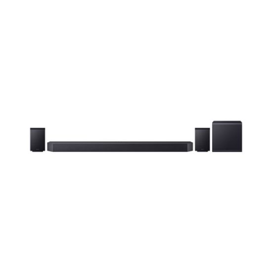 Immagine di Samsung Soundbar HW-Q990H/XC, Audio 11.1.4 canali, potenza 756W, Active Voice Amplifier Pro, Auto AV Sync, Bluetooth 5.3, Q-Symphony, Wireless Dolby Atmos, 2026
