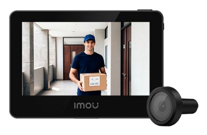 Immagine di Imou VD1 Spioncino smart a batteria, con monitor da 4,3 pollici e risoluzione da 5MP