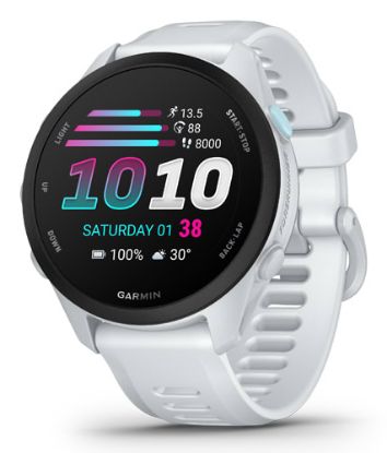 Immagine di Garmin Forerunner 70 3,05 cm (1.2") AMOLED 43 mm Digitale 390 x 390 Pixel Touch screen Bianco GPS (satellitare)