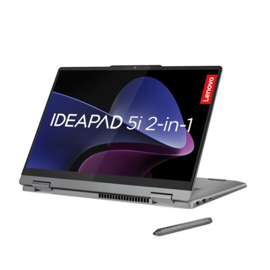 Immagine di Lenovo IdeaPad | Notebook 5 2-in-1 | Display 14.0'' WUXGA (1920x1200) Touch | Processore INTEL CORE i5-13420h | Memoria RAM 8GB | Memoria SSD 512GB | Scheda grafica Integrata | Sistema Operativo WINDOWS 11 HOME | LUNA_GREY | Caricatore NON incluso