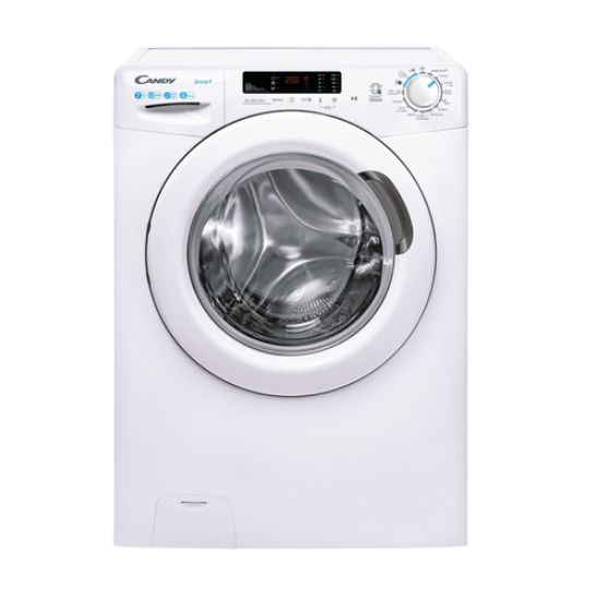 Immagine di Candy Smart , Lavatrice Slim 7 KG, Classe B, 1300 giri, Bianco, Vapore, Wi-Fi, CSS4372DW4/1-11