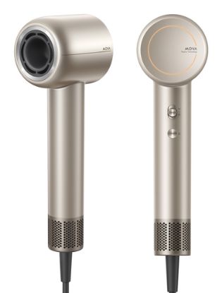 Immagine di MOVA Shine 10 Gold Edition Asciugacapelli premium ad alta velocità 110.000 giri/min con tecnologia AeroBlossom™, controllo termico NTC, modalità bambini, flusso 65 m/s e design oro