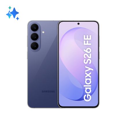 Immagine di Samsung Galaxy S26 FE, 256GB, Blueberry, AI, Camera 50MP, Assistente Foto, My FanCam, Video con Blocco Orizzontale, Batteria 4900 mAh, RAM 8GB