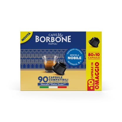 Immagine di Caffè Borbone Capsule Compatibili Dolce Gusto - Miscela Nobile - 80+10 caps