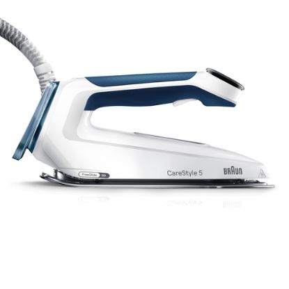 Immagine di Braun CareStyle 5 - Ferro da stiro con caldaia, Manico ergonomico certificato, 2400W, 2L, Blu (IS5245BL)