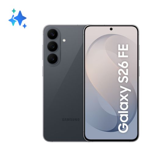 Immagine di Samsung Galaxy S26 FE, 256GB, Graphite, AI, Camera 50MP, Assistente Foto, My FanCam, Video con Blocco Orizzontale, Batteria 4900 mAh, RAM 8GB