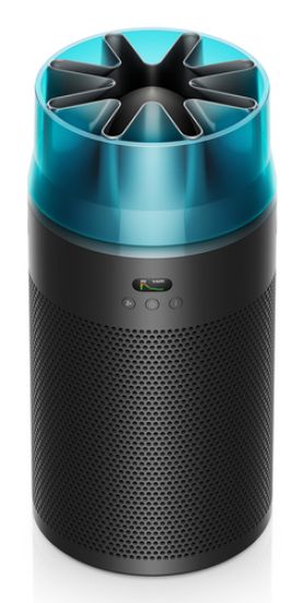 Immagine di Dyson HushJet Purifier Compact HJ10 100 m² 41 dB Nero, Turchese