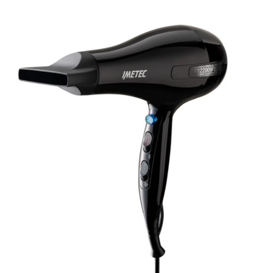 Immagine di Imetec Asciugacapelli S6 2000, 2200W, 2 velocità, 3 temperature, Colpo Aria Fredda, Convogliatore Stretto