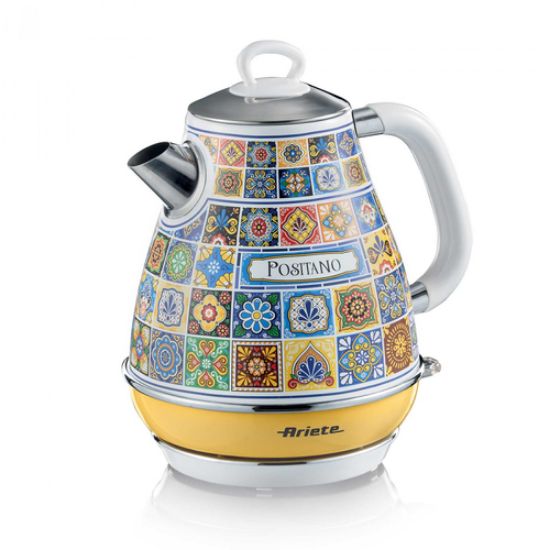 Immagine di Ariete 2869 Bollitore Positano, Bollitore Elettrico, 1,7L, Infusi, the, tisane, Base cordless, Autospegnimento