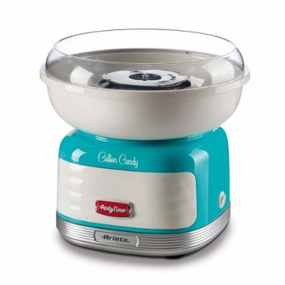 Immagine di Ariete 2973 - Cotton Candy Party Time - Macchina per Zucchero Filato compatibile con zucchero semolato e caramelle dure - 500 Watt - Celeste