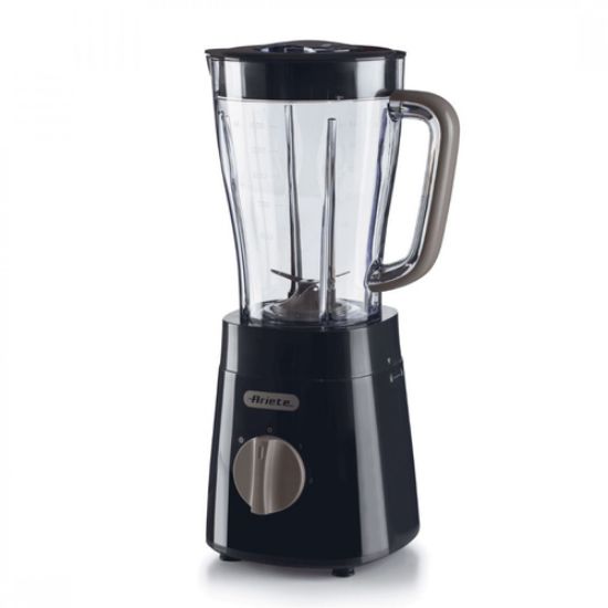 Immagine di Ariete 576 Frullatore Breakfast, Frullatore, 500W, 4 lame in acciaio inox, 2 velocità + Funzione Pulse, Capacità 1,5 L, Piedini antiscivolo, Coperchio superiore, Dark & Sahara Grey