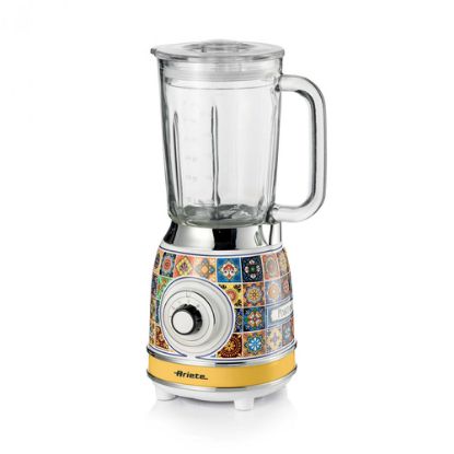 Immagine di Ariete 583 Frullatore Positano con tazza in vetro da 1,5 Litri, 4 Lame in Acciaio Inox, 4 Velocità + Pulse,1000 Watt