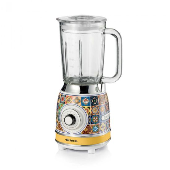 Immagine di Ariete 583 Frullatore Positano con tazza in vetro da 1,5 Litri, 4 Lame in Acciaio Inox, 4 Velocità + Pulse,1000 Watt
