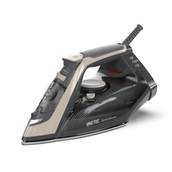 Immagine di Imetec ZeroCalc Power, Ferro da Stiro 2600 W, Colpo di Vapore 220g, Piastra in Acciaio Satinato, Sistema Anticalcare, Leggero