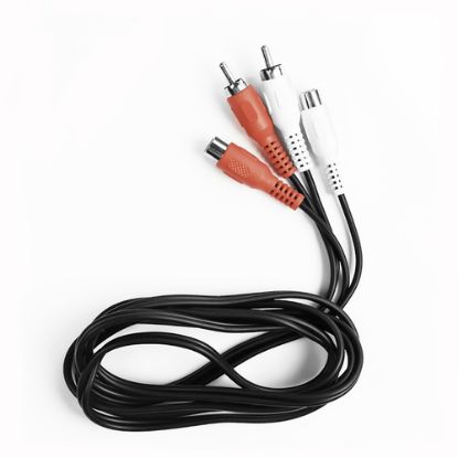 Immagine di Ekon ECA2RCA18MF cavo audio 1,8 m 2 x RCA Nero