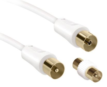 Immagine di Ekon ECAN30FERMFG cavo coassiale 3 m Bianco