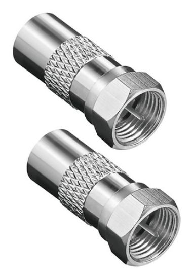 Immagine di Ekon ECSAT2ADATFF connettore coassiale Tipo F 2 pz