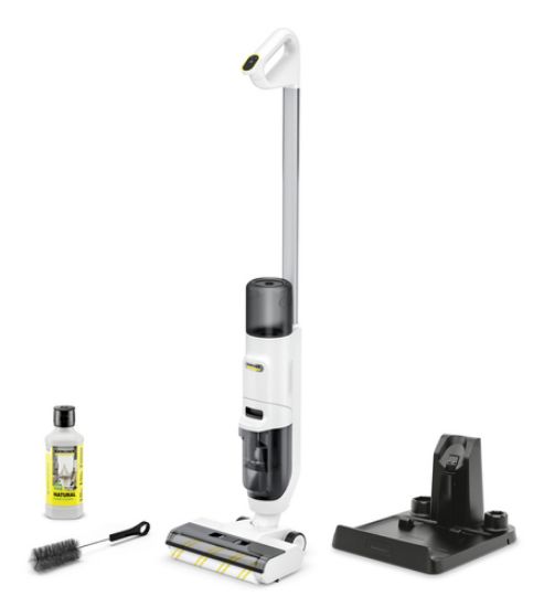 Immagine di Kärcher FCV 2 Natural N Aspirapolvere 3-in-1 Batteria Secco e bagnato Senza sacchetto 160 W Bianco