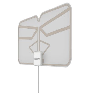 Immagine di Meliconi Flexi antenna televisiva per interno - Ultraslim, trasparente e ripiegabile