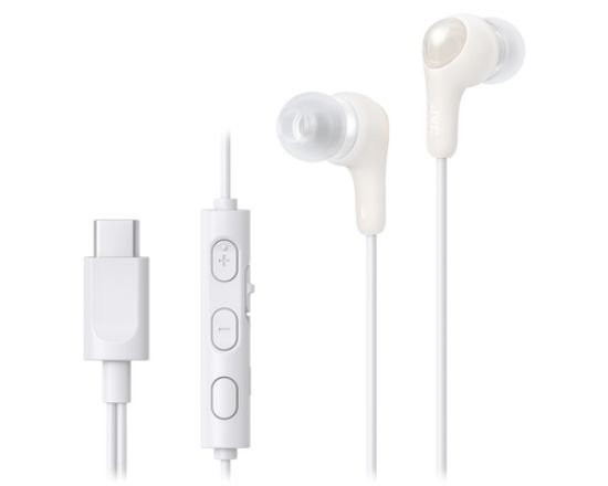 Immagine di JVC HA-FR9UC Auricolare Cablato In-ear Musica e Chiamate USB tipo-C Bianco