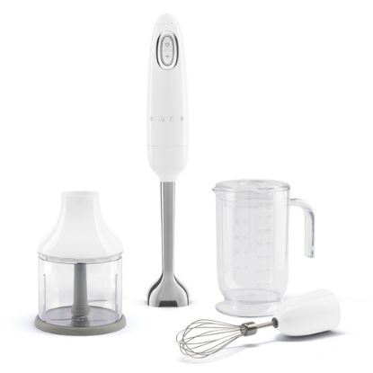 Immagine di Smeg Frullatore Immersione con Accessori 50's Style – Bianco LUCIDO – HBF03WHEU