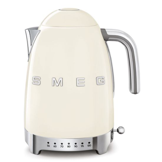 Immagine di Smeg Bollitore A Temperatura Variabile 50's Style – Panna LUCIDO – KLF04CREU