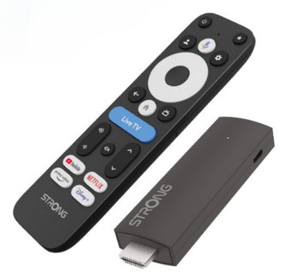 Immagine di Strong LEAP UNA + dongle Smart TV HDMI Full HD Android Nero