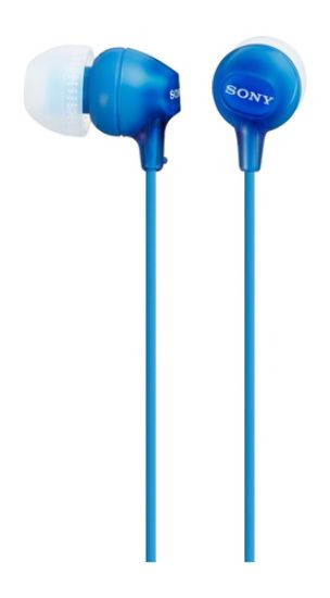 Immagine di Sony MDR-EX15AP Auricolare Cablato In-ear Musica e Chiamate Blu