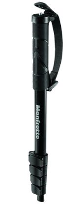 Immagine di Manfrotto MMCOMPACT-BK monopiede per fotocamera Alluminio, Tecnopolimero Nero