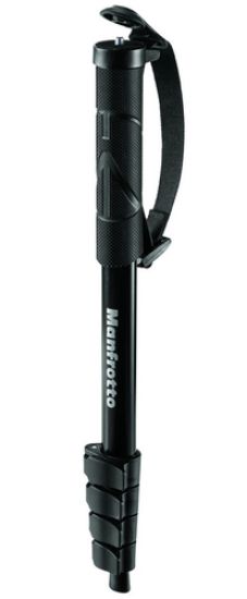 Immagine di Manfrotto MMCOMPACT-BK monopiede per fotocamera Alluminio, Tecnopolimero Nero