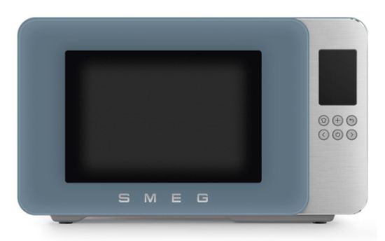 Immagine di Smeg MOC01SBMEU forno a microonde Blu Microonde con grill Superficie piana 29 L 900 W