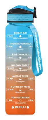 Immagine di The Steel Bottle MWB1L#5SK borraccia Uso quotidiano 1000 ml Tritan Blu, Arancione