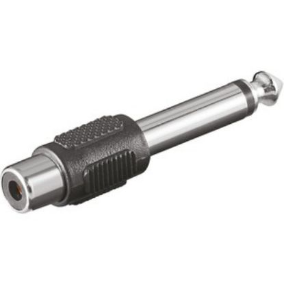 Immagine di Qixo Adattatore RCA Femmina a Jack 6,35 mm Mono Maschio