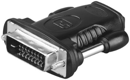 Immagine di Qixo Adattatore DVI-D 24+1 Pin a HDMI Femmina Nero