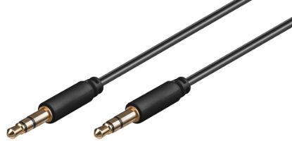 Immagine di Qixo Cavo Audio AUX Jack 3.5 3M Maschio-Maschio Nero