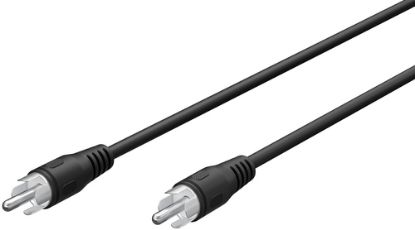 Immagine di Qixo Cavo Audio RCA Mono Maschio-Maschio 2M Nero