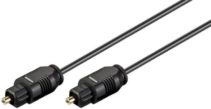 Immagine di Qixo Cavo Fibra Ottica Toslink Maschio-Maschio 1M Nero