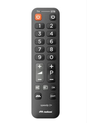 Immagine di Meliconi Speedy 2+ telecomando IR Wireless TV, Sintonizzatore TV, Set-top box TV Pulsanti