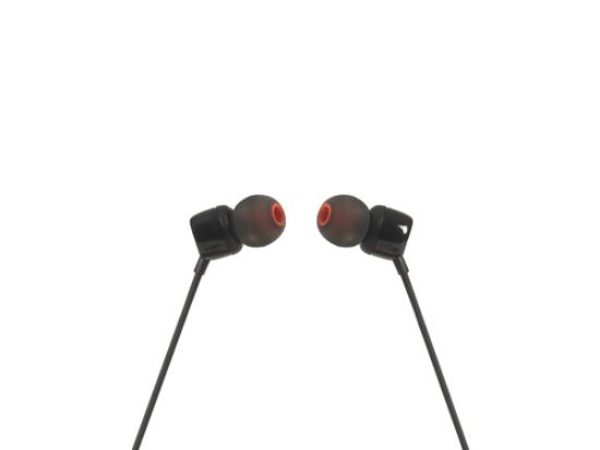 Immagine di JBL Tune 110, Intra-auricolari con cavo, con comando/microfono, Nero