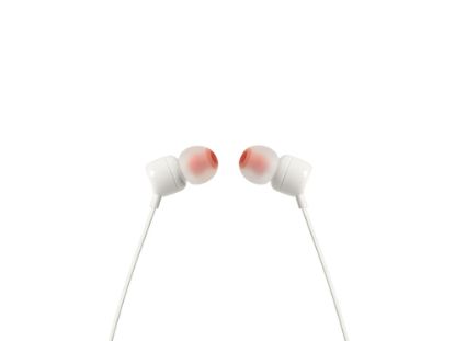 Immagine di JBL Tune 110, Intra-auricolari con cavo, con comando/microfono, Bianco
