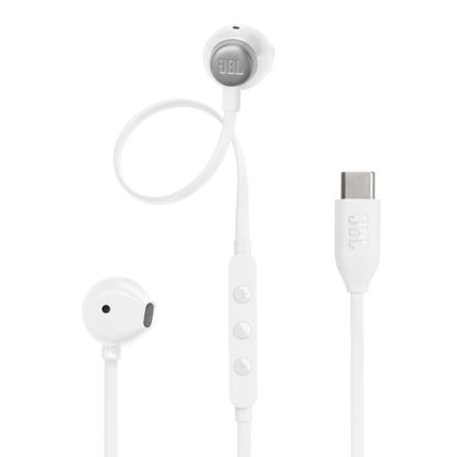 Immagine di JBL Tune 305C Auricolare Cablato In-ear Musica e Chiamate USB tipo-C Bianco