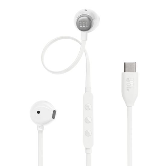Immagine di JBL Tune 305C Auricolare Cablato In-ear Musica e Chiamate USB tipo-C Bianco