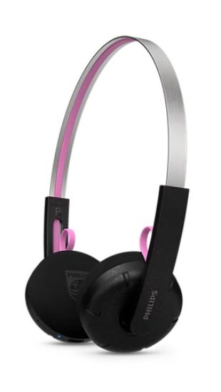 Immagine di Philips TAMS1BK/00 cuffia e auricolare Con cavo e senza cavo A Padiglione Musica e Chiamate USB tipo-C Bluetooth Nero